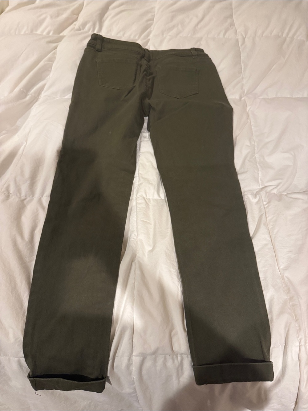 Wax Jean Olive Utility Pants